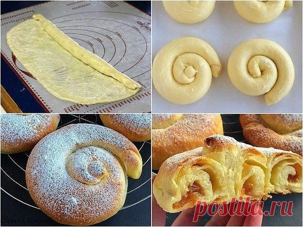 Испанские булочки ensaimadas