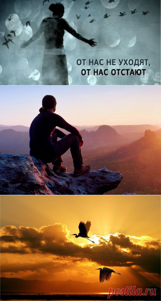 От нас не уходят, от нас отстают. Психология жизни