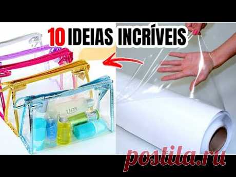 10 IDEIAS INCRÍVEIS PARA FAZER COM PLÁSTICO | SHOW DE ARTESANATO