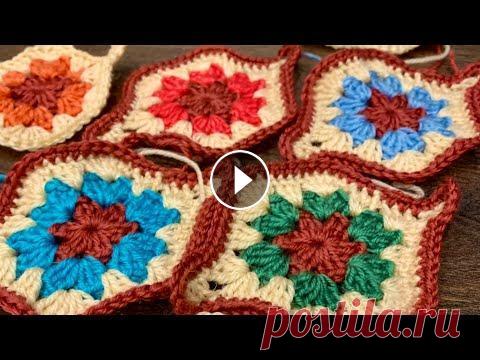 Овальный яркий мотив для пледа #2. Вязание крючком для начинающих Уже вязала плед из таких мотивов, но в более сдержанных цветах. Сейчас более яркая идея. Постаралась снять подробно. Приятного всем вязания❤️...