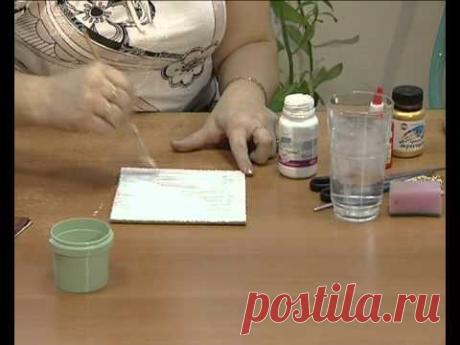 Мастер класс "Декупаж для чайников" делаем панно