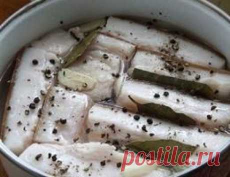 Маринованное сало в рассоле с чесноком в домашних условиях. Рецепт