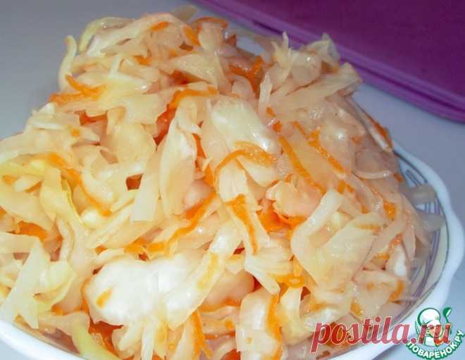 Квашеная капуста – кулинарный рецепт