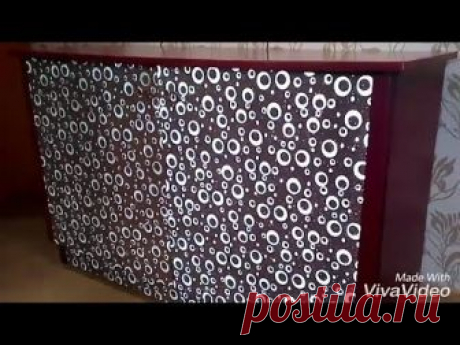 Реставрация старой 
лакированной тумбы!