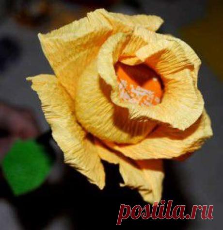 Как делать сладкие букеты из конфет розы