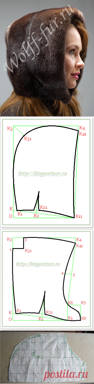 Выкройки простых капюшонов