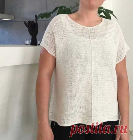 Пост на стене Льняной топ 🌺 HØR no 11🌺 от Lone Kjeldsen.Размеры:🧵 S / M / L / XL / 2XL / 3XL.