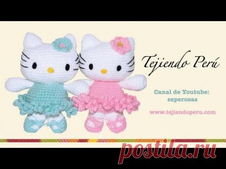 Hello Kitty tejida a crochet (amigurumi)  Parte 1: cabeza