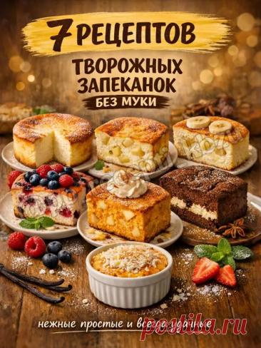 Кулинария> 7 творожных запеканок без муки! - Наш уютный дом - Медиаплатформа МирТесен