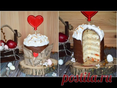 ТОРТ - Кулич ☆ Пасхальный торт в форме КУЛИЧА