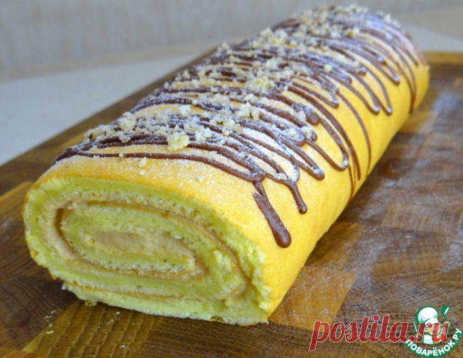 Бисквитный рулет-всегда получается – кулинарный рецепт