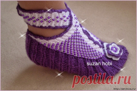 Мастер-класс вязаной обуви от suzan hobi