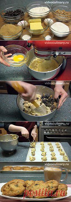 Печенье Шоколадные чипсы - Видеокулинария.рф - видео-рецепты Бабушки Эммы