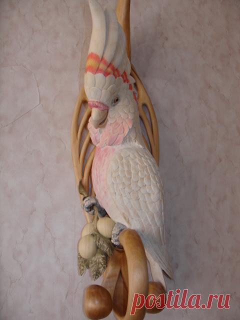 Эта деревянная композиция должна размещаться на стене. Размер 55 см. Продана. Заказы принимаются. Цена 65000 руб.