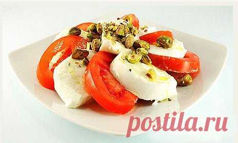 Моцарелла - буйволиный сыр. Высокая кухня.