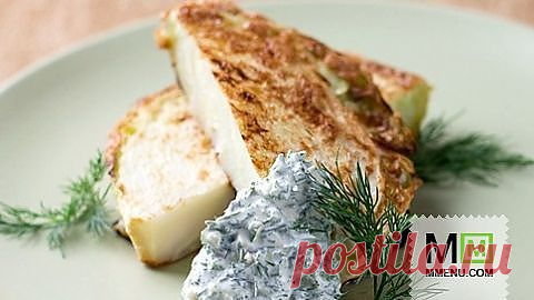 Рецепт: ШНИЦЕЛЬ ИЗ КАПУСТЫ со сметанным соусом