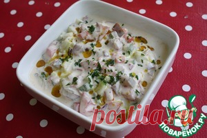 Овощная райта - кулинарный рецепт