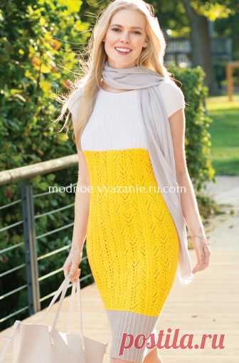Ажурные летние платья спицами - Klubok.Modnoe Vyazanie.ru.com