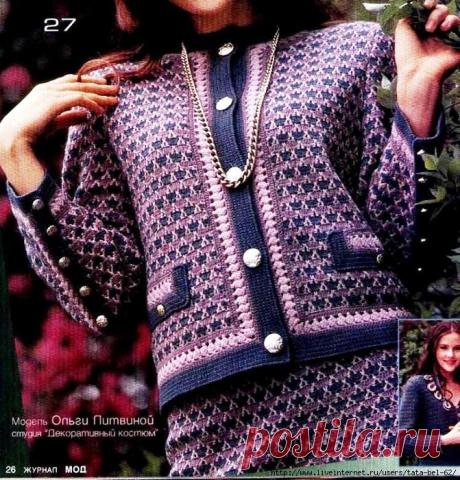 Костюм крючком из ЖМ