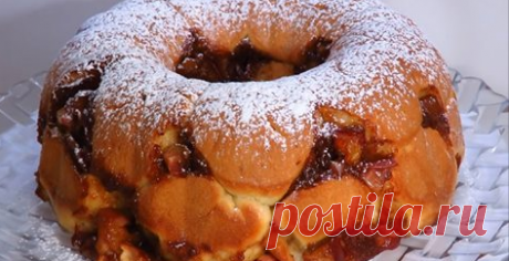 Особенный пирог на кефире: с яблоками и корицей