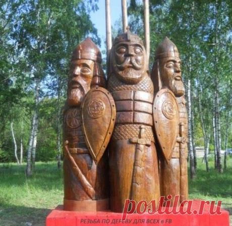 "Три богатыря" для охраны сада