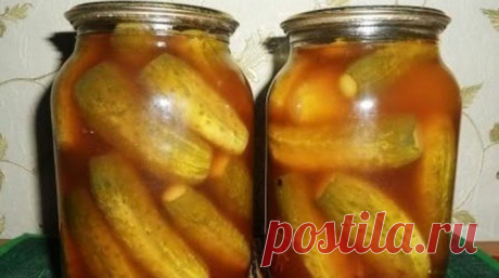 Огурцы с кетчупом