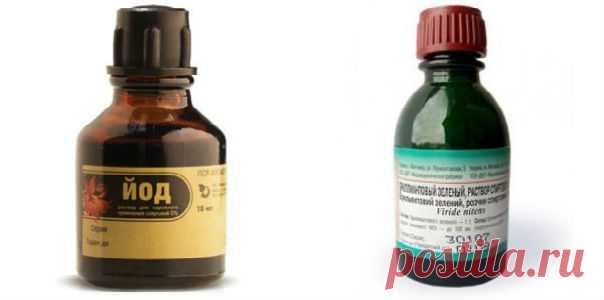 Запомните! Когда применять йод, а когда зеленку…