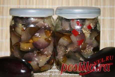 Маринованные баклажаны, как грибы (на зиму)