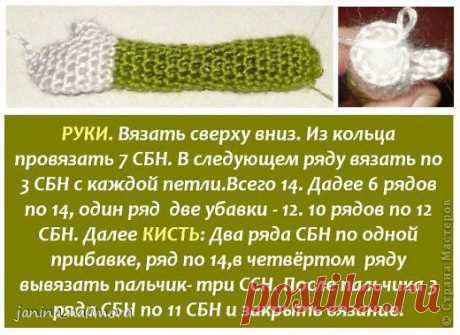 Солдат новобранец. Описание вязания. | Страна Мастеров