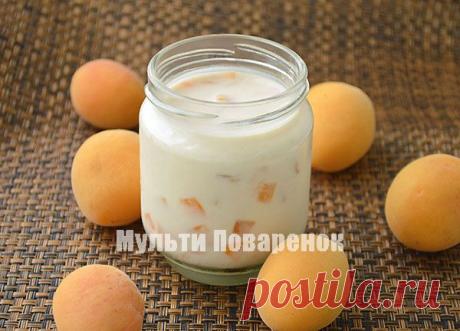 Фруктовый йогурт в мультиварке Редмонд | Мультиповаренок