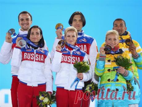 Зимние Олимпийские игры Сочи 2014 Церемония награждения- фигурное катание. День 7