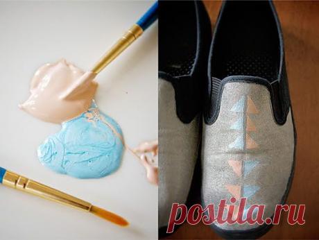 Покраска обуви (DIY) / Рисунки и надписи / Модный сайт о стильной переделке одежды и интерьера
