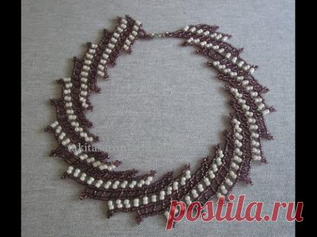 Boncuktan Oval Kolye Yapımı