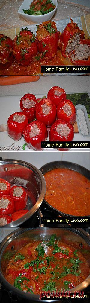 Кулинарные рецепты Фаршированный перец &raquo; Кулинарные рецепты