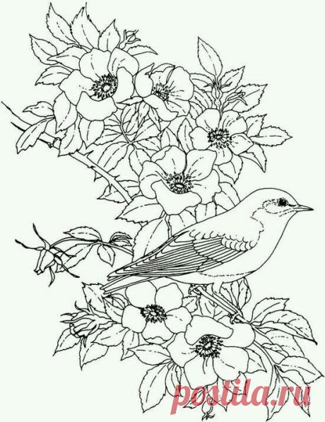 (373) State Bird | bordado