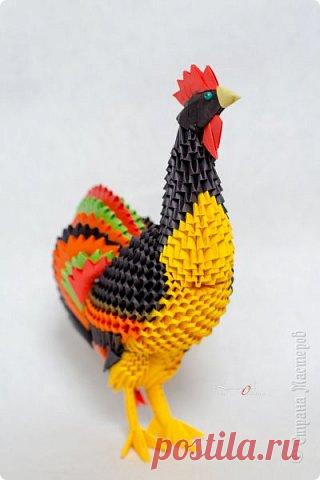 МК петуха из модулей | Страна Мастеров