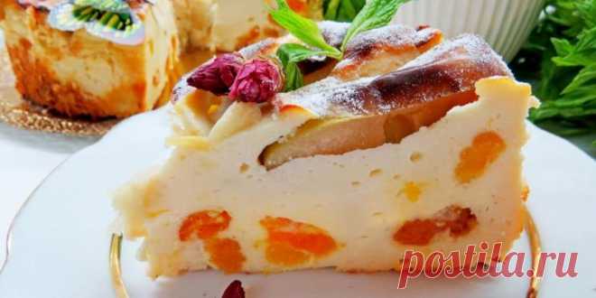 Творожная запеканка с курагой и яблоками : Десерты : Кулинария : Subscribe.Ru