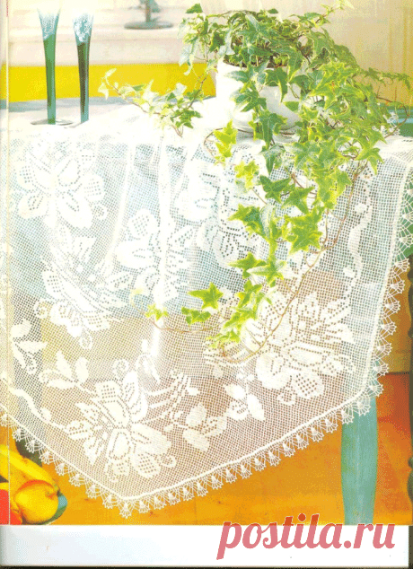 МОИ ПЕТЕЛЬКИ: Королевская скатерть