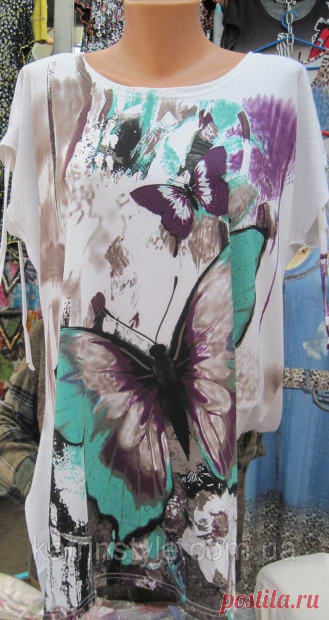 Купить Туника "Бабочка" в интернет-магазине "KatrinStyle". Одежда оптом из Хмельницкого по отличным ценам высочайшего качества.