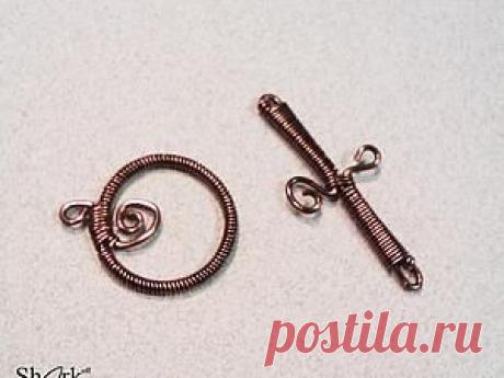 Делаем замочек-тогл из проволоки &quot;Нечем застегнуть!&quot;