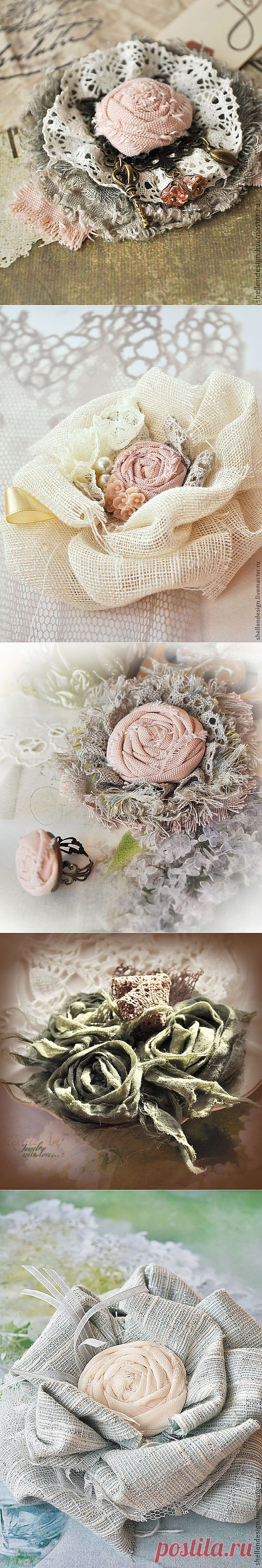 Аксессуары в стиле Бохо, Шебби шик, Винтаж и Викторианском (сумки и броши.