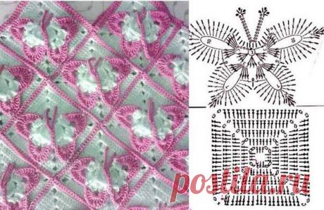 Деликатности в вязание крючком Габриэла: Бандана