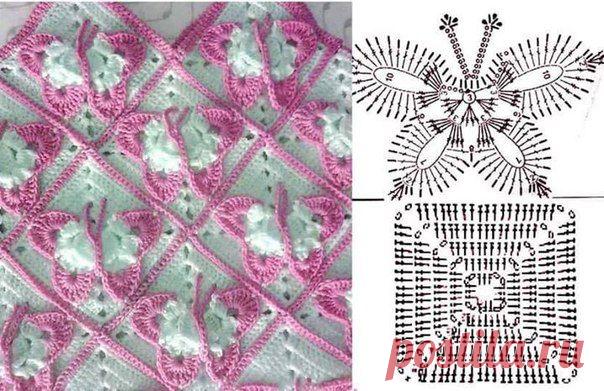 Деликатности в вязание крючком Габриэла: Бандана