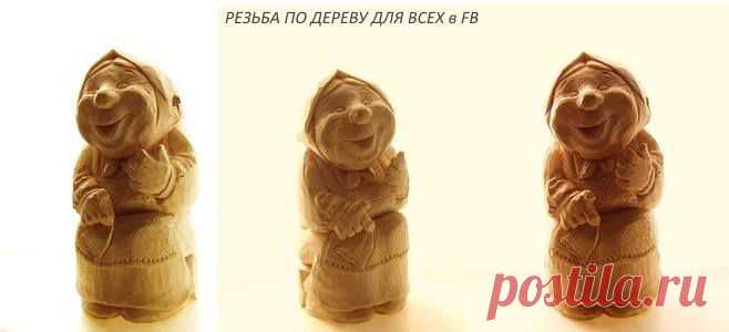 "Певунья"
Высота - 20 см.
Резчик: Блазнина Лидия