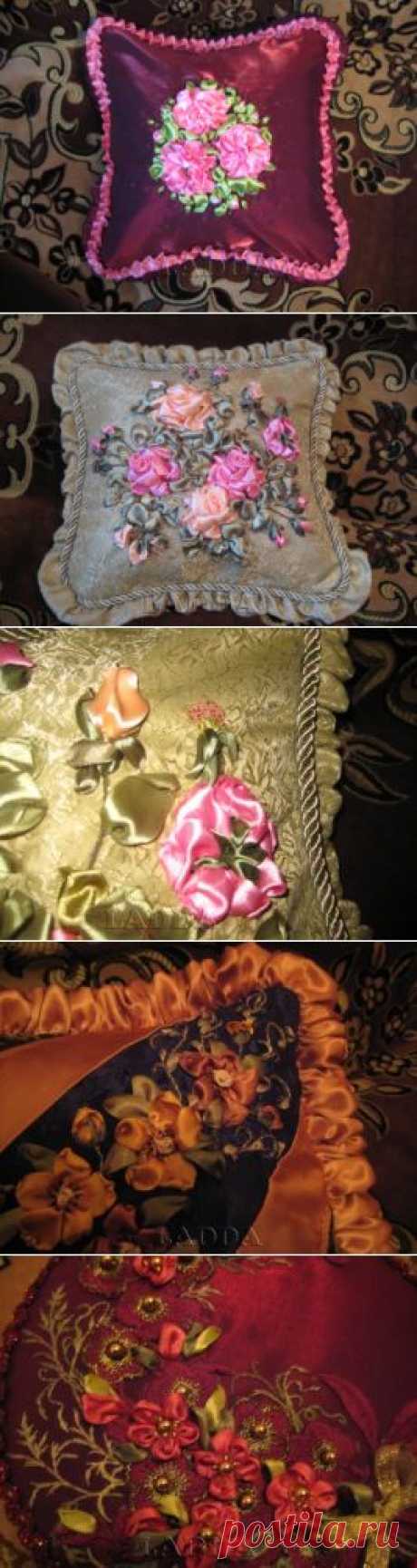 Красота вышитая лентами!