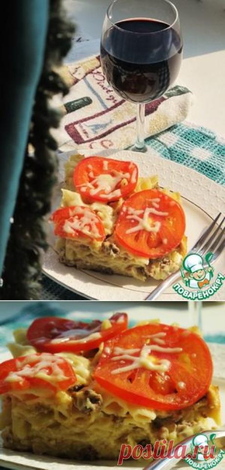 Запеканка с макаронами и фаршем - кулинарный рецепт