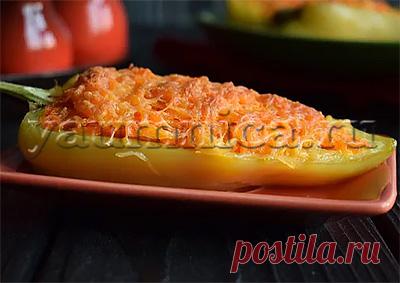 Фаршированный перец в духовке рецепт