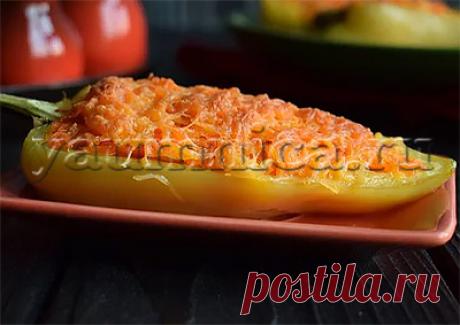Фаршированный перец в духовке рецепт