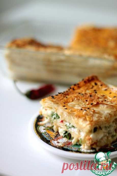 Греческий пирог с брынзой - кулинарный рецепт