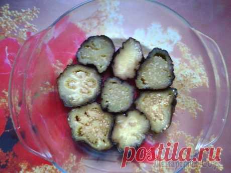 ЗАКУСКА ИЗ БАКЛАЖАНОВ С МАРИНОВАННЫМ ЛУКОМ!